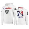 kolton miller raiders white americana hoodie