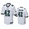 kvon wallace eagles white game jersey