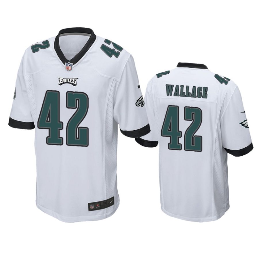 kvon wallace eagles white game jersey