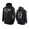 las vegas raiders davante adams black 2022 nfl crucial catch therma hoodie