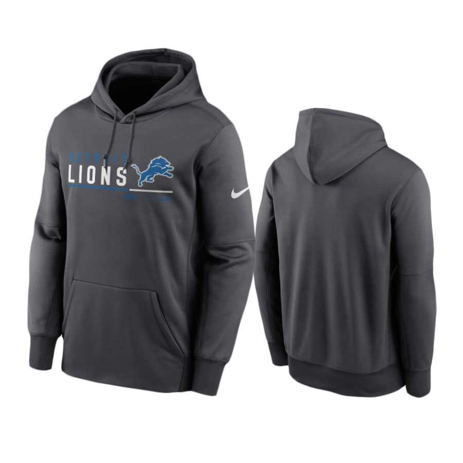 lions anthracite prime logo name split hoodie