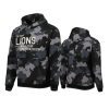 lions black camo pullover hoodie