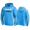 lions blue iconic fade out hoodie