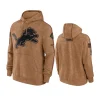 lions brown 2023 salute to service club hoodie