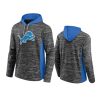 lions charcoal blue instant replay pullover hoodie