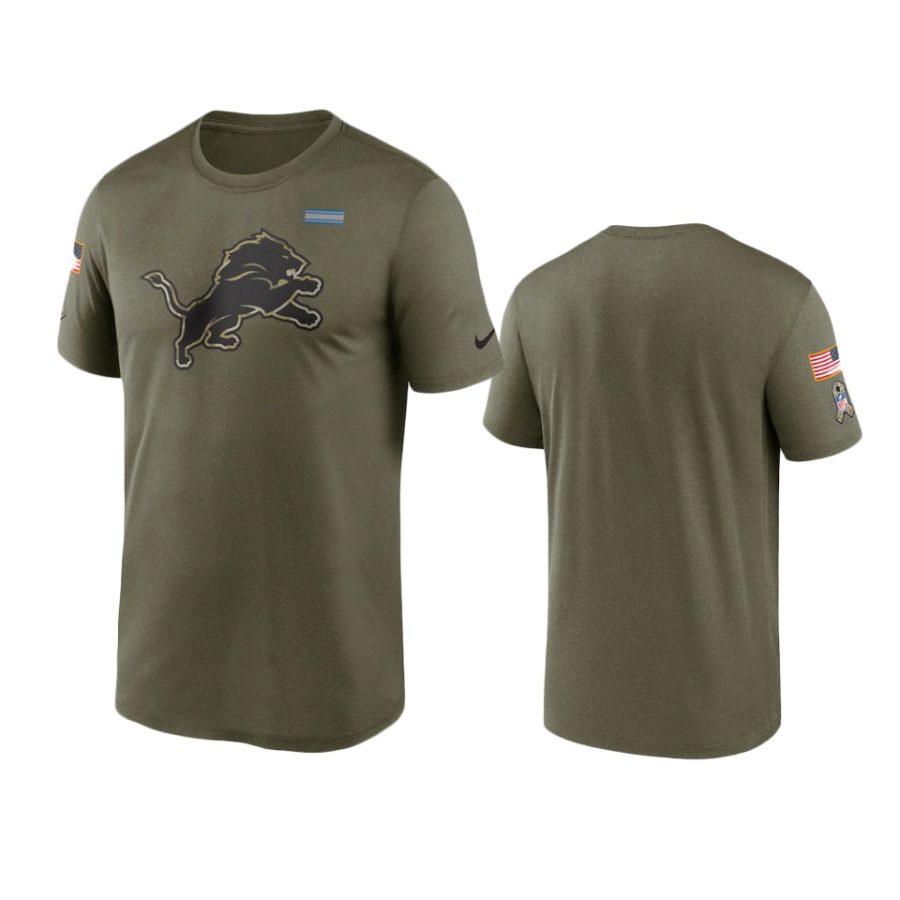 lions olive 2021 salute to service legend performance t shirt