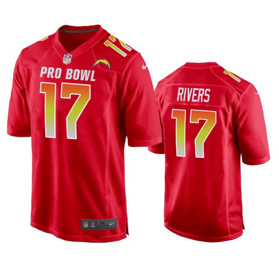 los angeles chargers 17 philip rivers 2019 pro bowl jersey