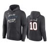 mac jones patriots charcoal 2021 nfl playoffs hoodie