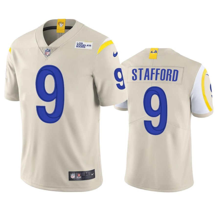 matthew stafford rams bone vapor jersey