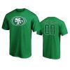 mens 49ers custom green st. patricks day emerald plaid t shirt