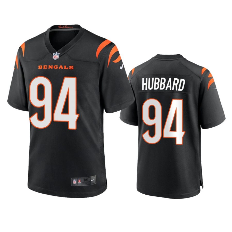 mens bengals sam hubbard black 2021 game jersey