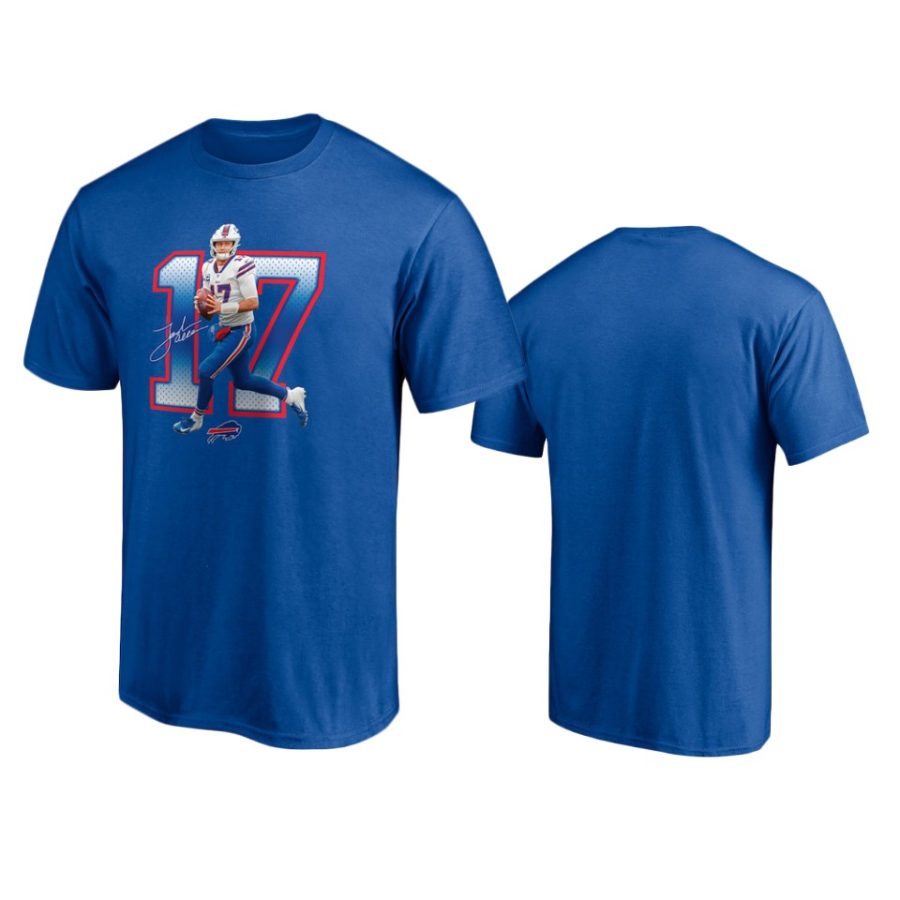 mens bills josh allen royal powerhouse player graphic t shirt