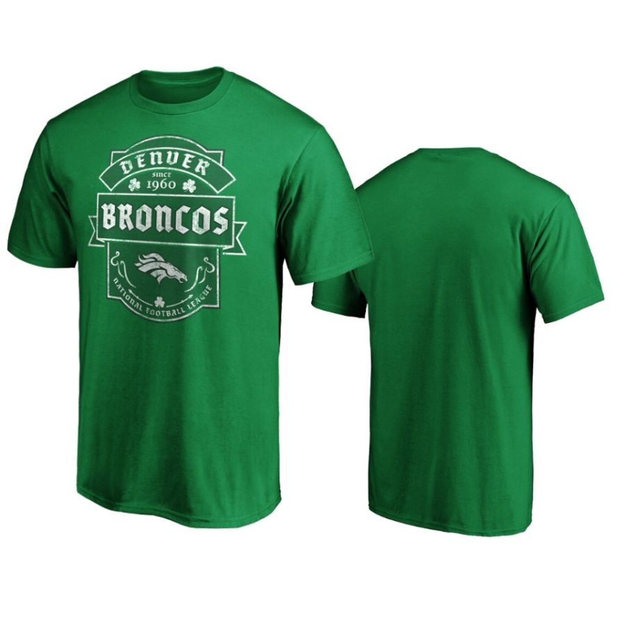 mens broncos green st. patricks day celtic t shirt