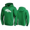 mens broncos green st. patricks day white logo hoodie