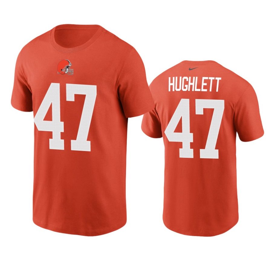 mens browns charley hughlett nikeorange t shirt