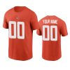 mens browns custom nikeorange t shirt