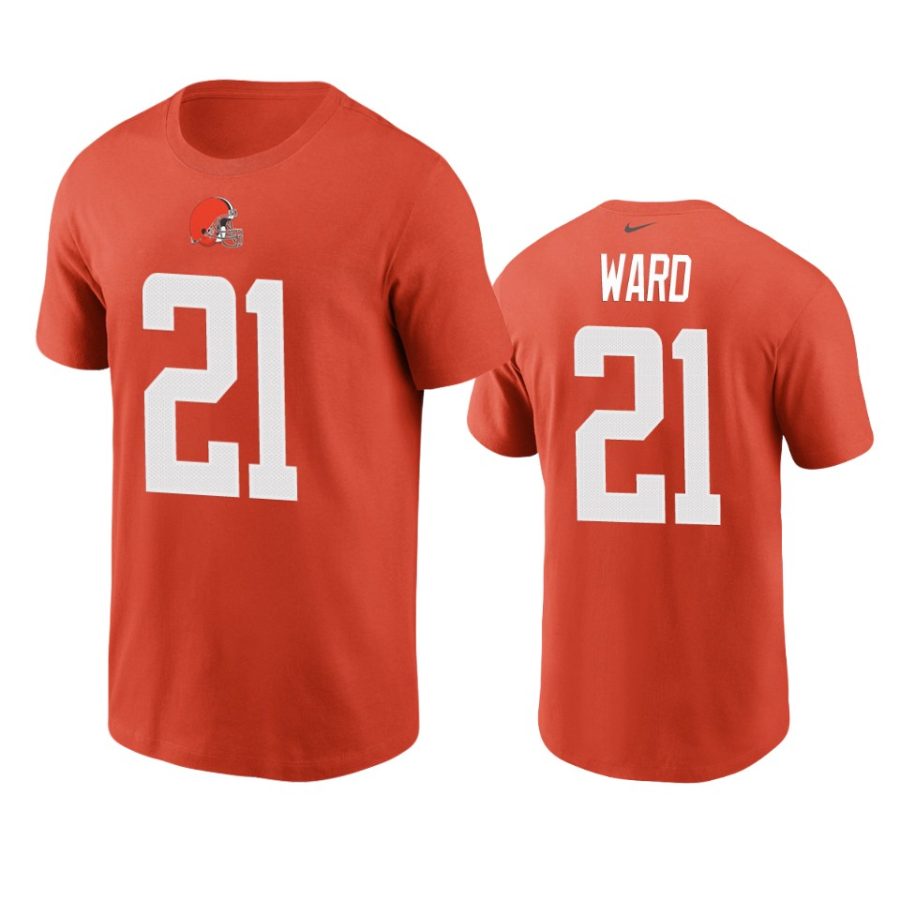 mens browns denzel ward nikeorange t shirt