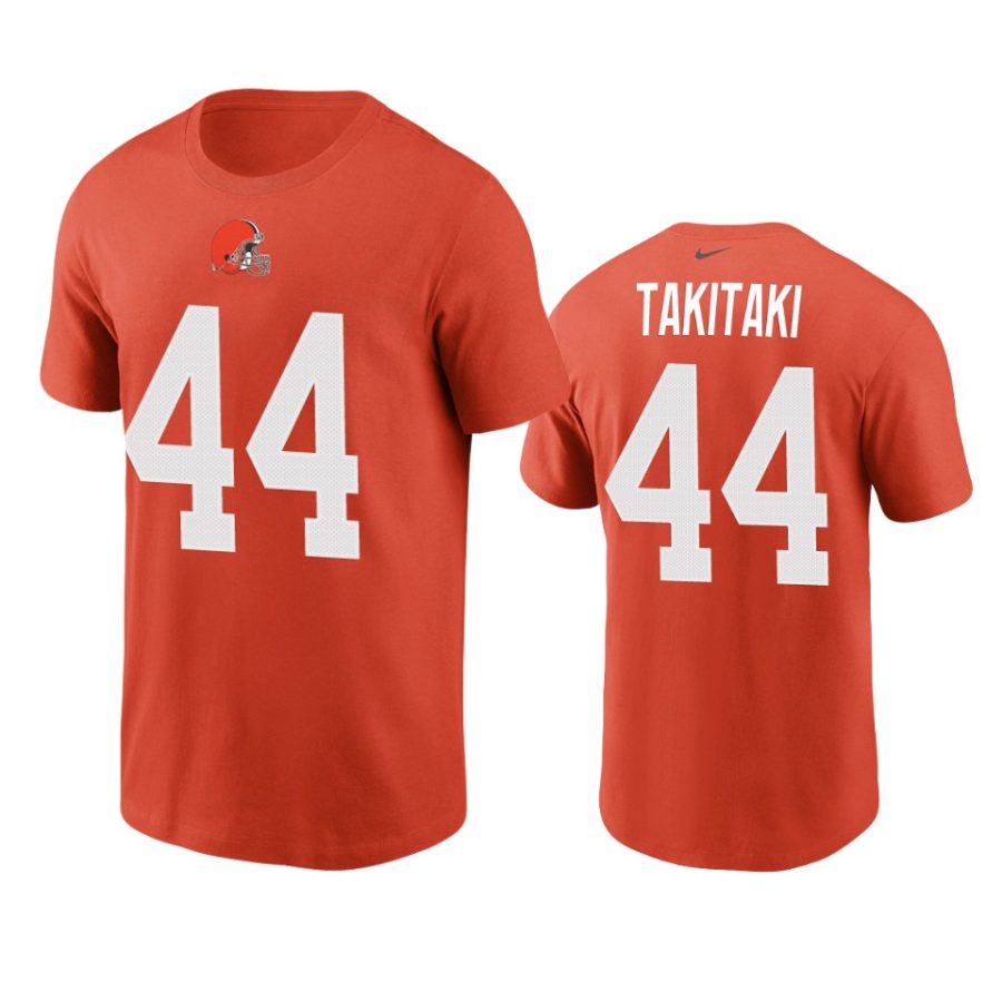 mens browns sione takitaki nikeorange t shirt