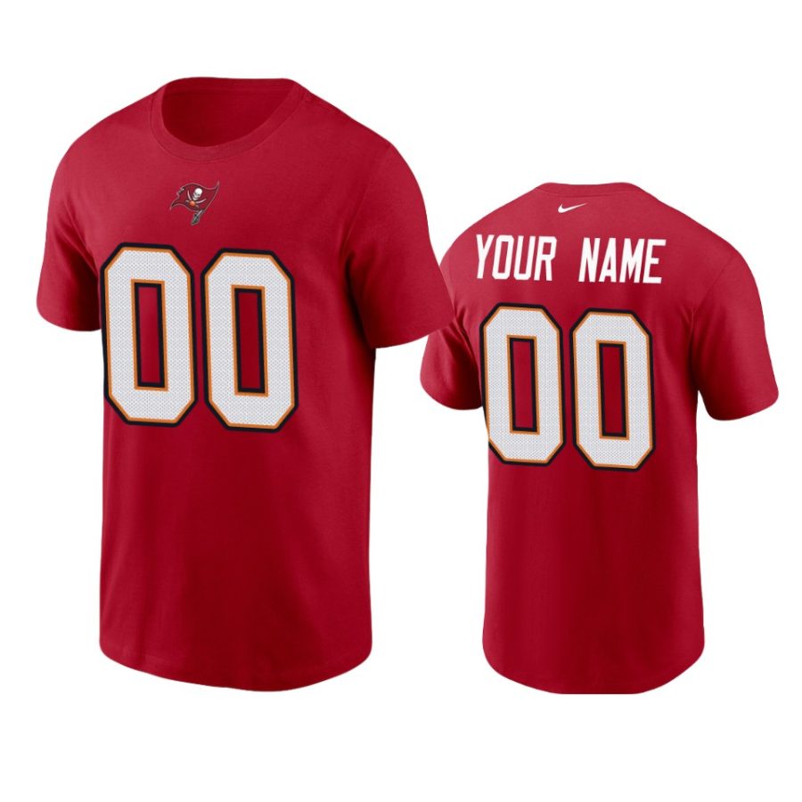 mens buccaneers custom nikered t shirt