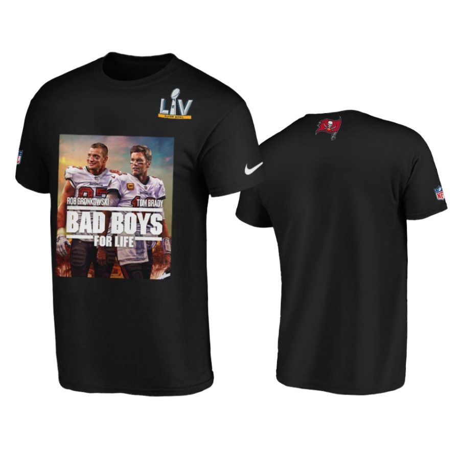 mens buccaneers rob gronkowski player graphic black bad boys t shirt