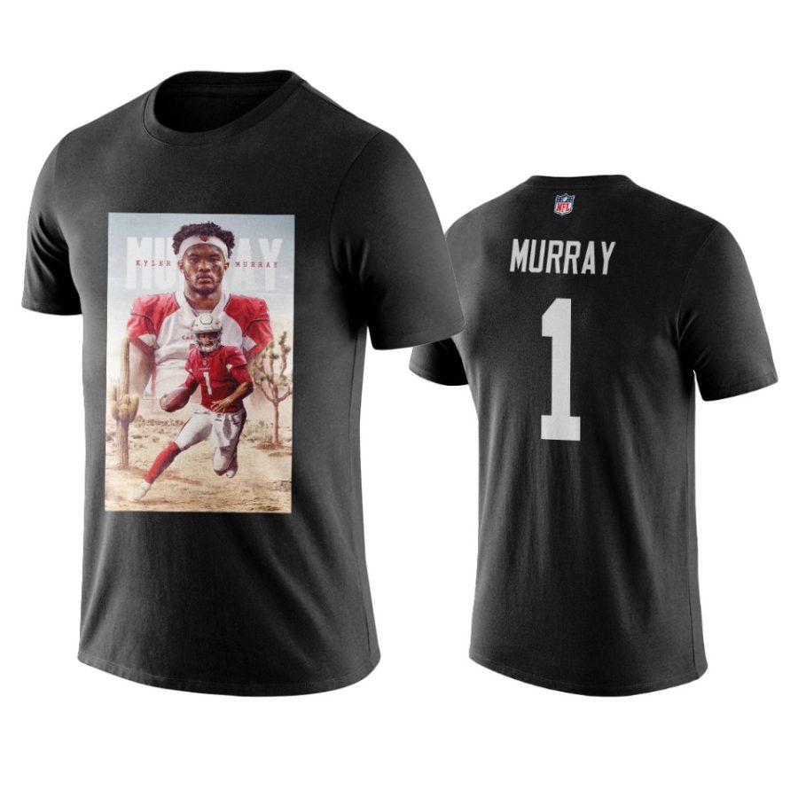 mens cardinals kyler murray black player graphic t shirt