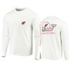 mens cardinals white whale helmet long sleeve t shirt