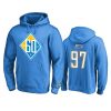 mens chargers joey bosa light blue 60th anniversary hoodie