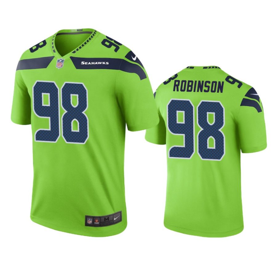 mens color rush legend seahawks alton robinson green jersey