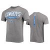 mens cowboys dak prescott heathered gray akron player t shirt