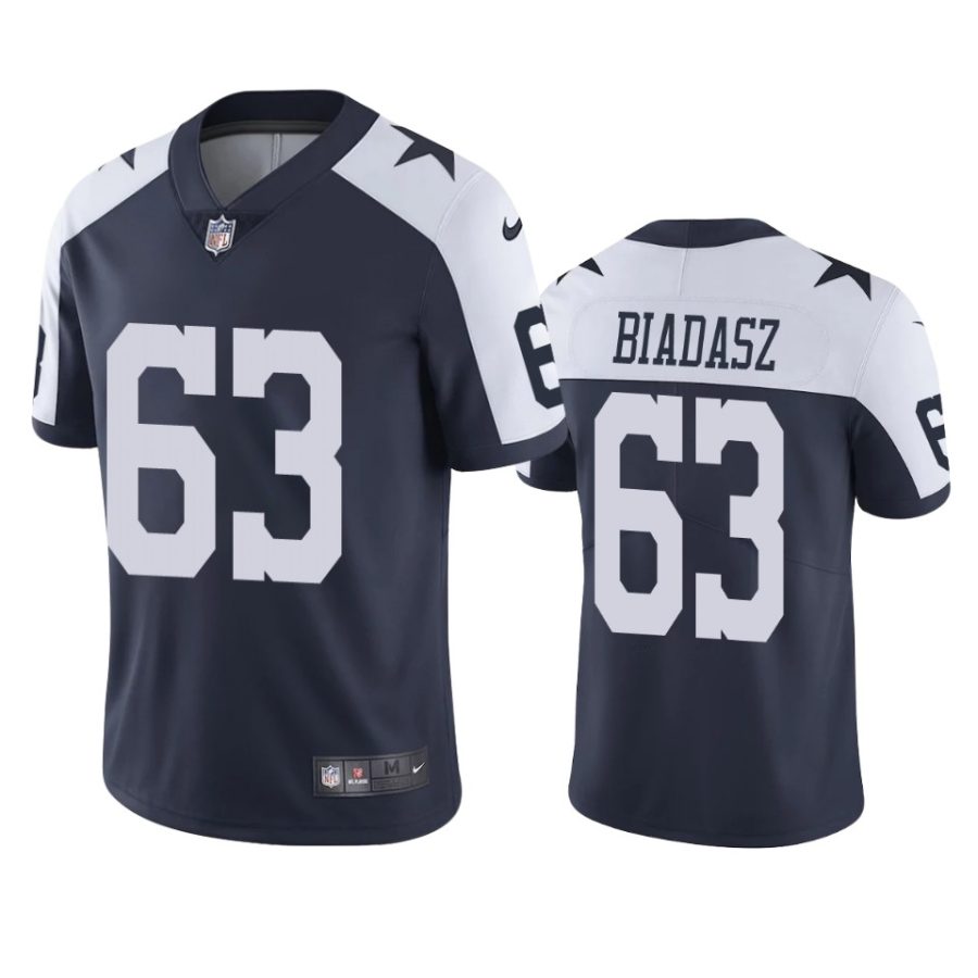 mens cowboys tyler biadasz navy alternate vapor limited jersey