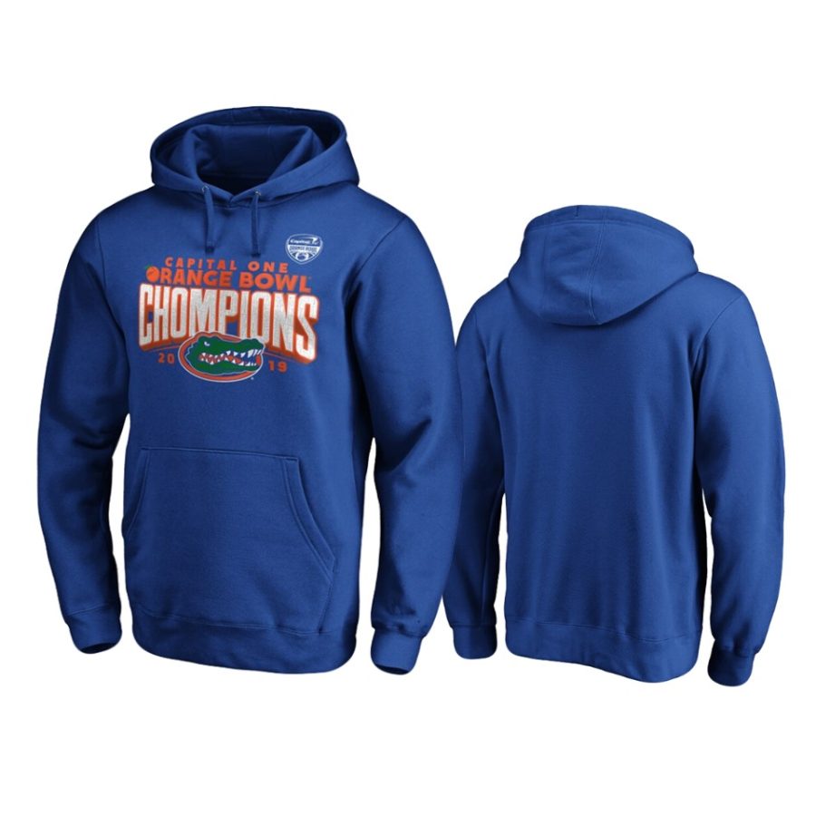 mens florida gators 2019 orange bowl champions royal receiver fanatics branded hoodie