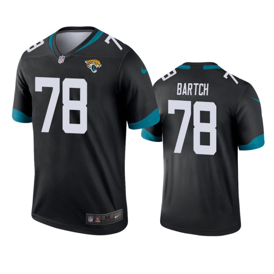 mens jaguars ben bartch black legend jersey