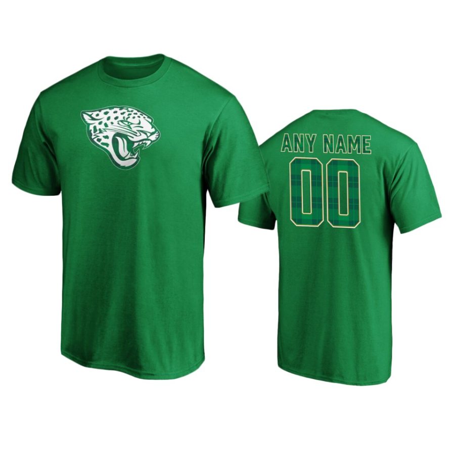 mens jaguars green st. patricks day emerald plaid t shirt