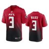 mens mykal walker falcons red game jersey