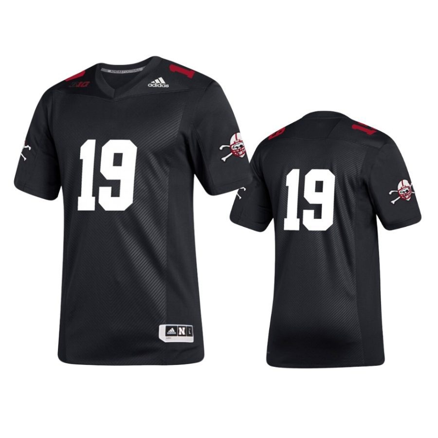 mens nebraska cornhuskers 19 black 2019 special game jersey