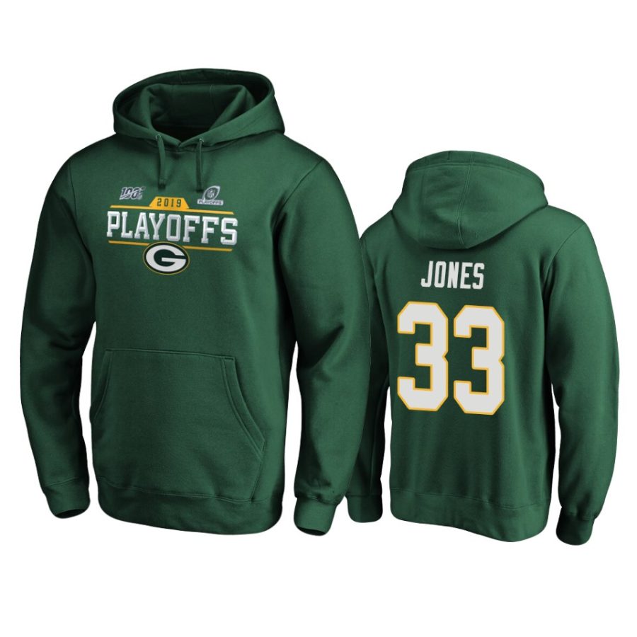 mens packers aaron jones green 2019 nfl playoffs chip shot pullover hoodie