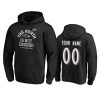 mens ravens custom black 2019 afc north division champions cover two pullover hoodie