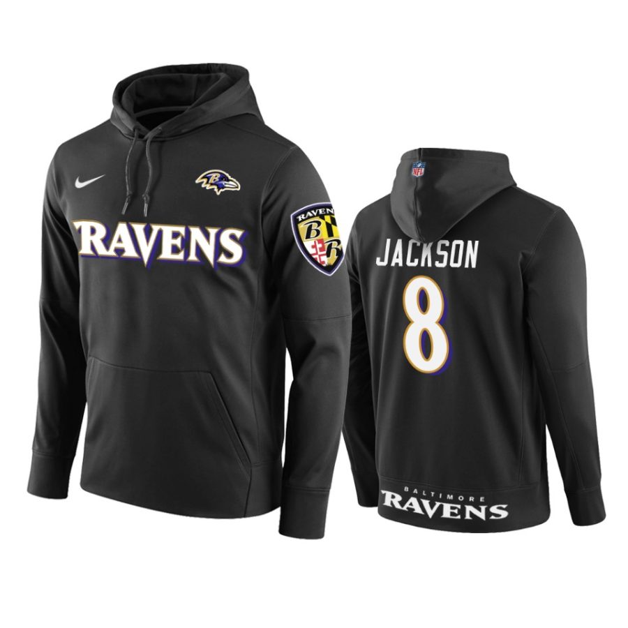 mens ravens lamar jackson black circuit wordmark hoodie