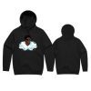 mens ravens lamar jackson black player comic hater blocker hoodie