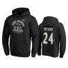 mens ravens marcus peters black 2019 afc north division champions cover two pullover hoodie