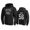 mens saints demario davis black 2019 nfc south division champions cover two pullover hoodie