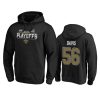 mens saints demario davis black 2019 nfl playoffs chip shot pullover hoodie