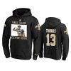 mens saints michael thomas black single season reception record hoodie 0a