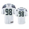 mens seahawks alton robinson white game jersey