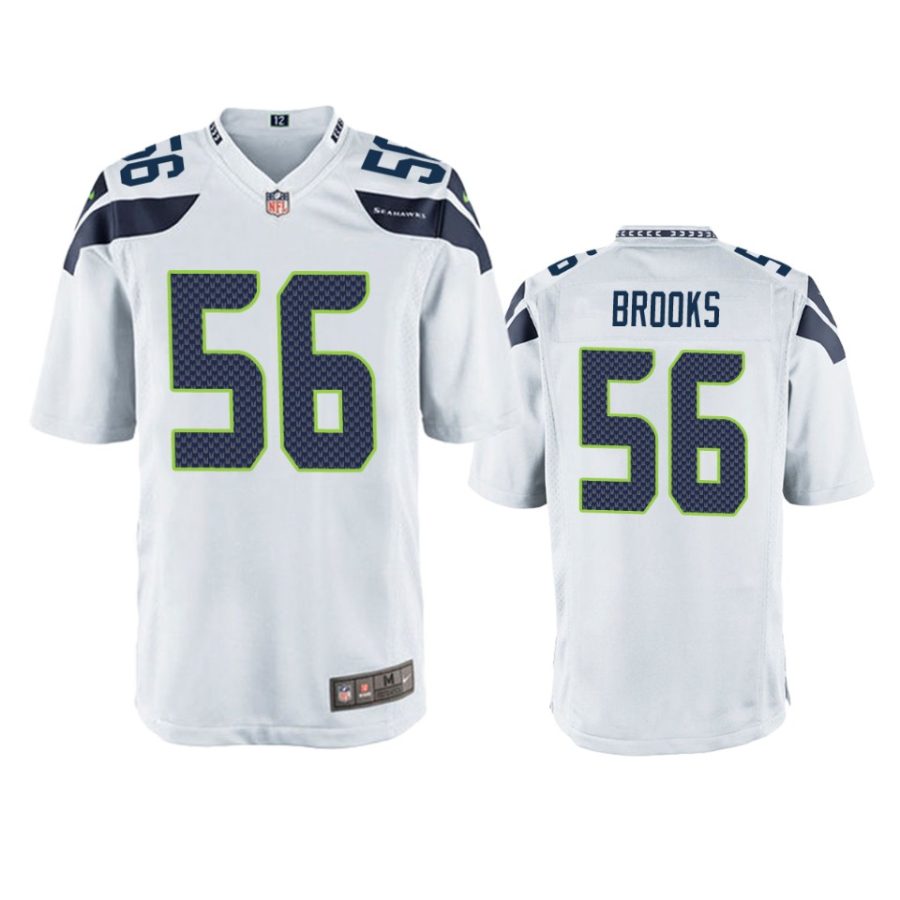 mens seahawks jordyn brooks white game jersey