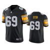 mens steelers kevin dotson black alternate vapor limited jersey