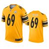 mens steelers kevin dotson gold inverted legend jersey