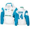 mens tampa bay buccaneers chris godwin white teal super bowl lv crinkle hoodie