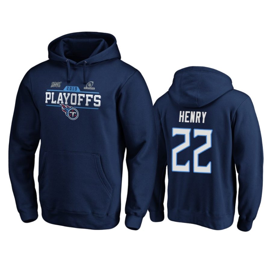 mens titans derrick henry navy 2019 nfl playoffs chip shot pullover hoodie