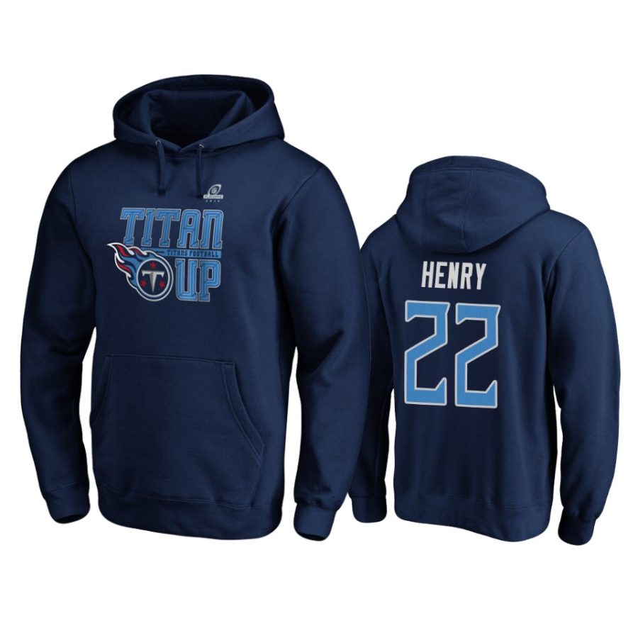 mens titans derrick henry navy 2019 nfl playoffs hometown checkdown pullover hoodie